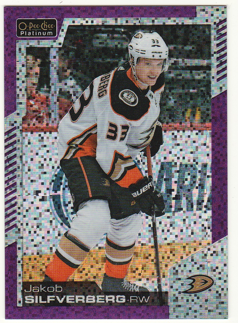 2020-21 O-Pee-Chee Platinum Violet Pixels #52 Jakob Silfverberg (image for) 2020-21 O-Pee-Chee Platinum Violet Pixels #52 Jakob Silfverberg